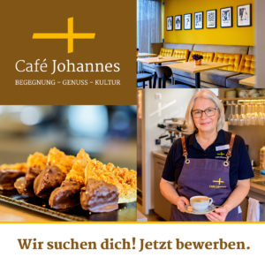Stellenanzeige Café Johannes 2023